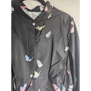 Butterfly Black Kimono size XL NWT